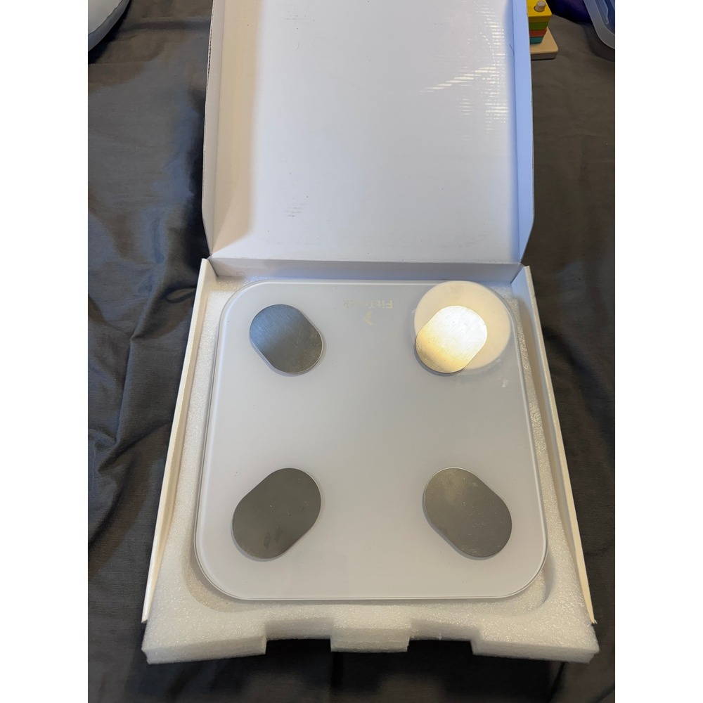 FitTrack Dara BMI Smart Body Composition Bluetooth Scale White Digital Analysis